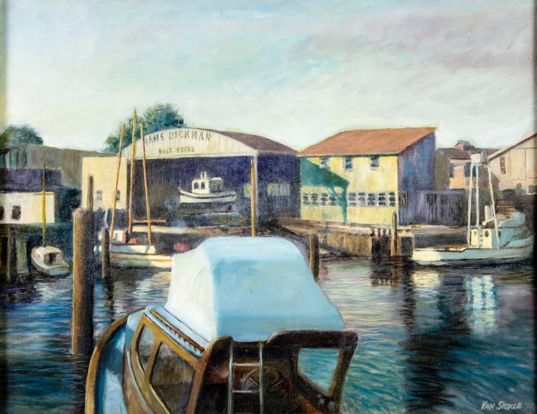 Van Sickle (CA,20C) oil painting (1 of 12)