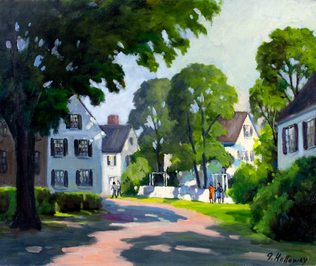 George Holloway (NJ,20C) oil painting (1 of 14)