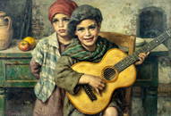 Luigi Amato (Italy,France,1898-1961) oil painting