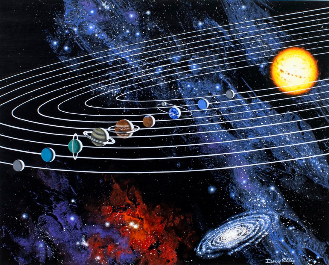 Dean Ellis (NY,1920-2009) oil painting (1 of 13)