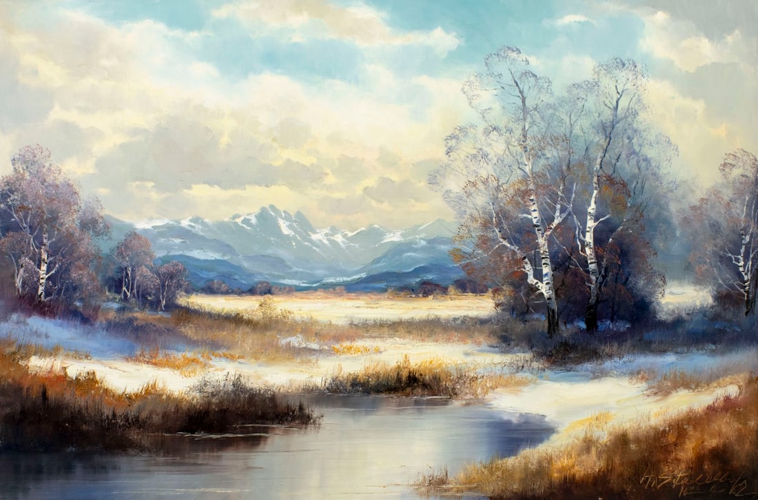 Helmut Stadelhofer (German,1914-1979) oil painting (1 of 13)