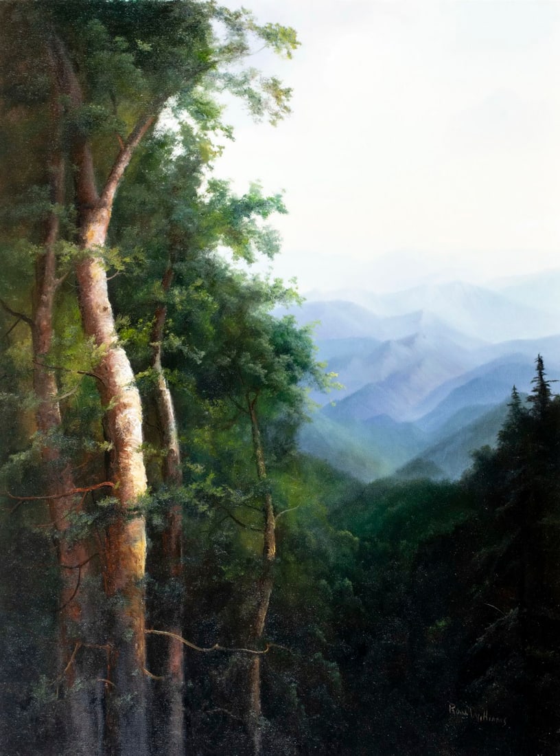 Ron Williams (TN,1947-2016) oil painting (1 of 12)