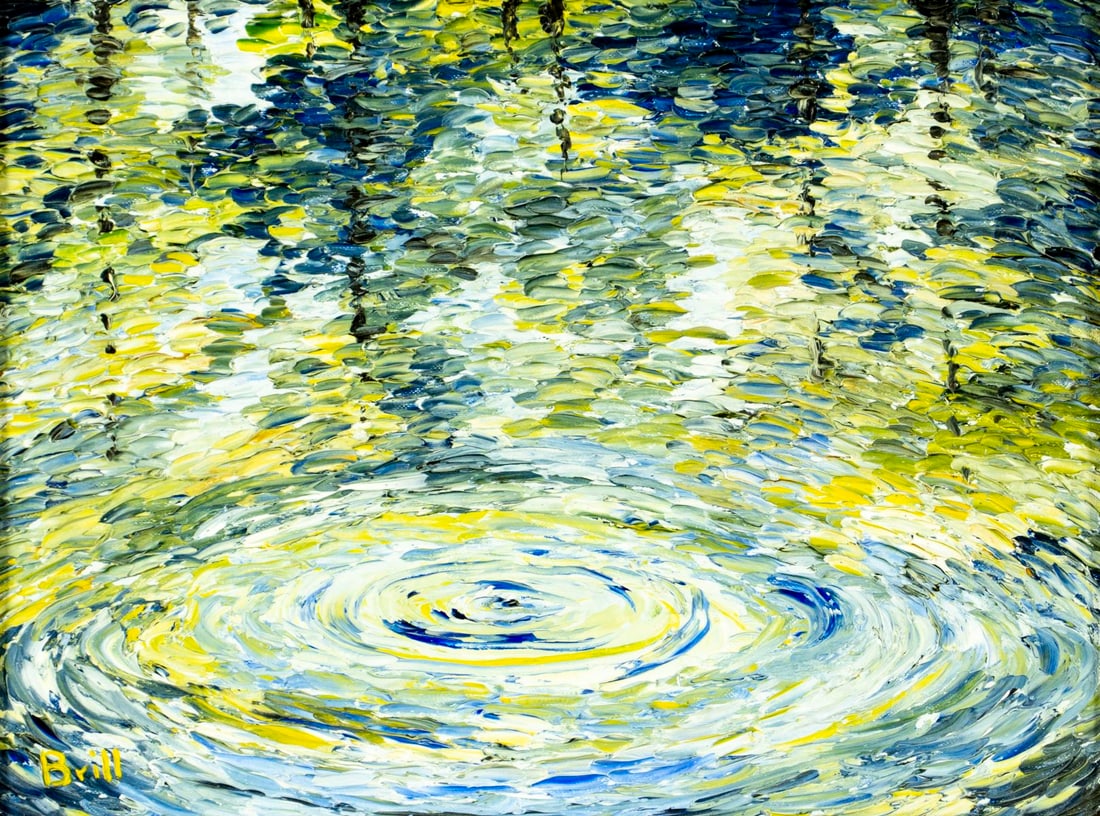 Edith E Brill (NY,mid 20C) oil painting (1 of 14)