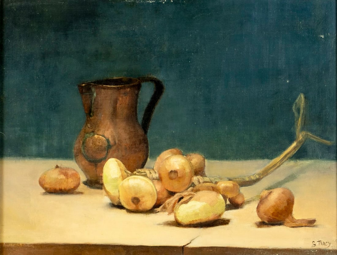 G Tracy (US,mid 20C) oil painting (1 of 12)