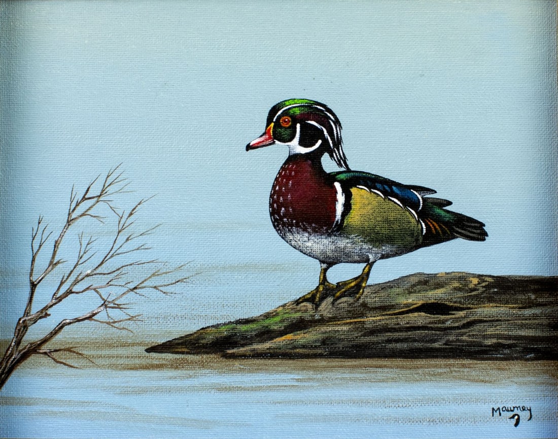 Lee Mauney (NC,20/21C) oil painting (1 of 12)