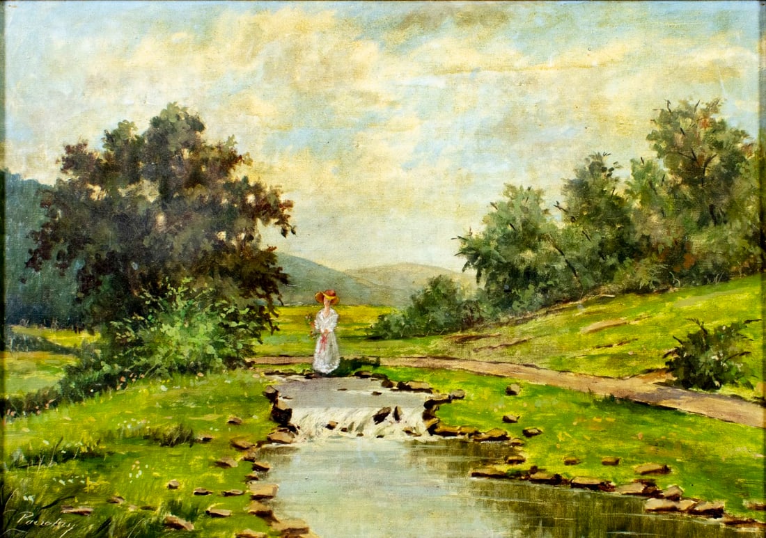 Paczolay (Hungary,mid 20C) oil painting (1 of 13)