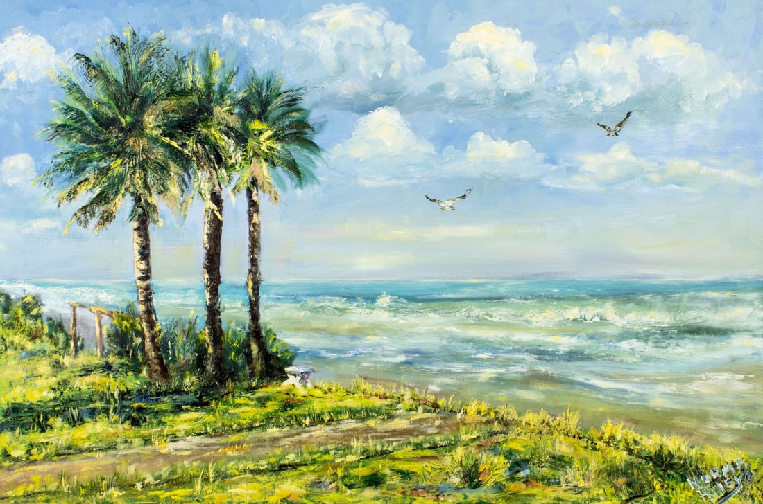 Norma Riley (FL,20C) oil painting (1 of 12)