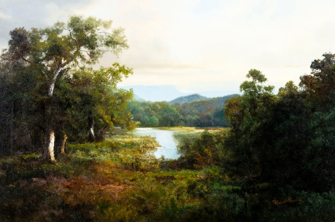 Ron Williams (TN,1947-2016) oil painting (1 of 12)