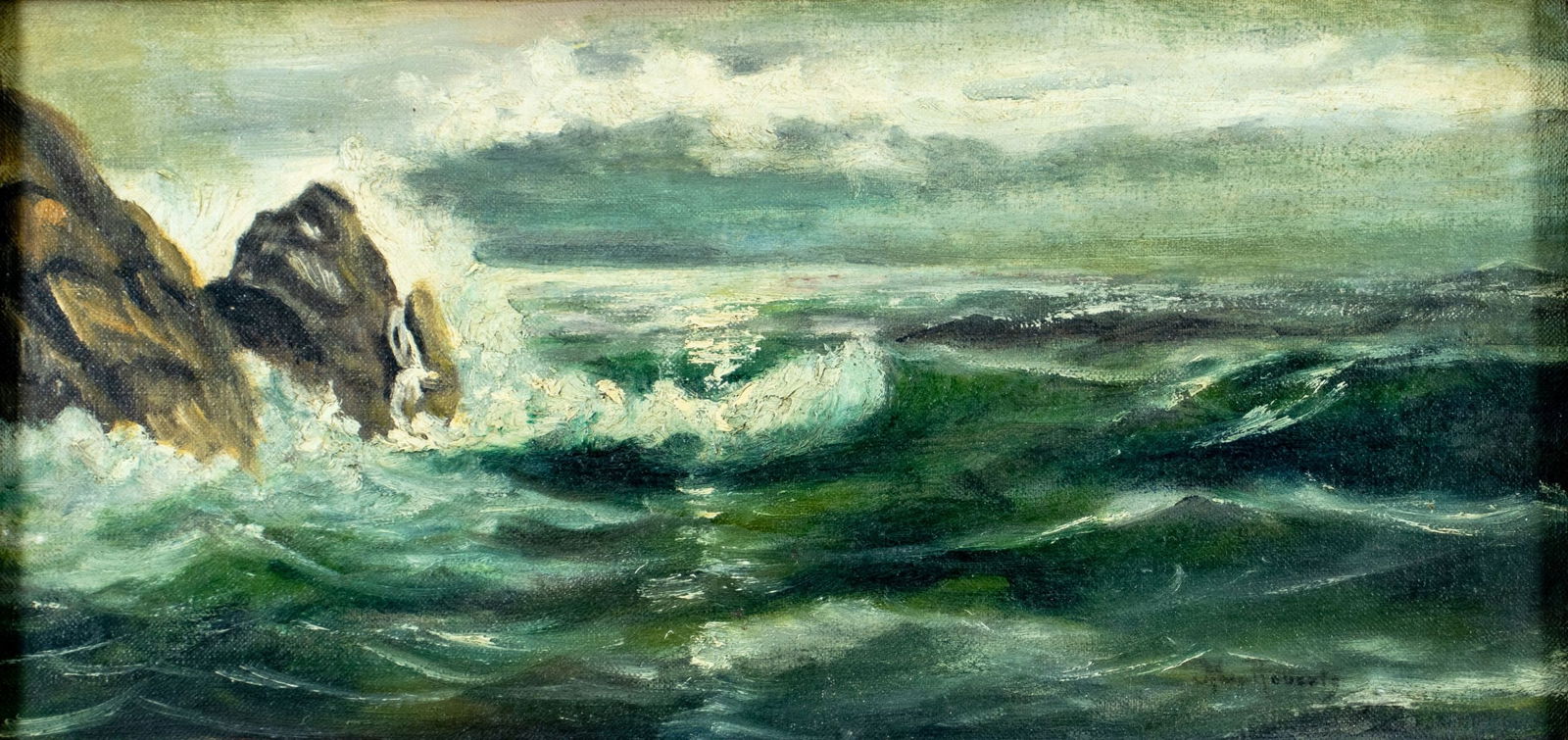 Mary R Roberts (PA,19/20C) oil painting antique (1 of 13)