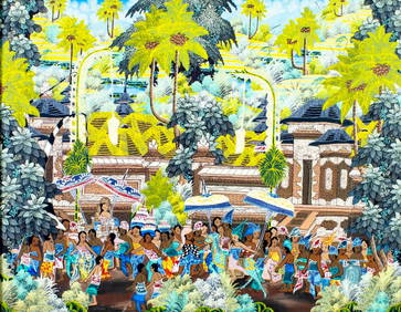 Nydarta Kloo (Indonesia,20C) oil painting (1 of 12)