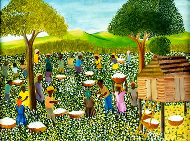 Phanel Toussaint (Haiti,20C) oil painting (1 of 12)