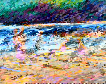 G Marcel (US,20C) oil painting (1 of 13)