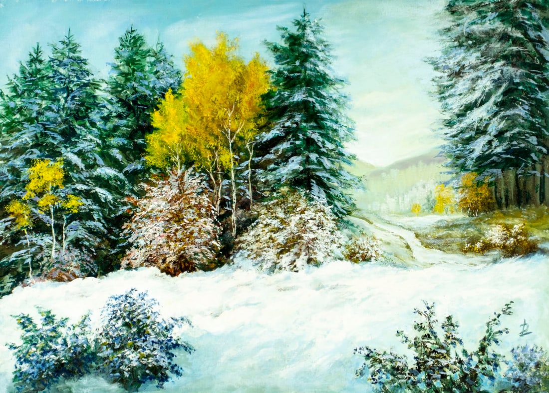 L Dolina (Europe,20C) oil painting (1 of 13)