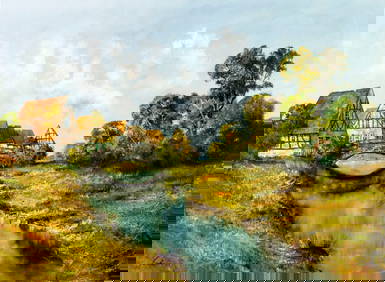 S Lobau (Europe,20C) oil painting (1 of 13)