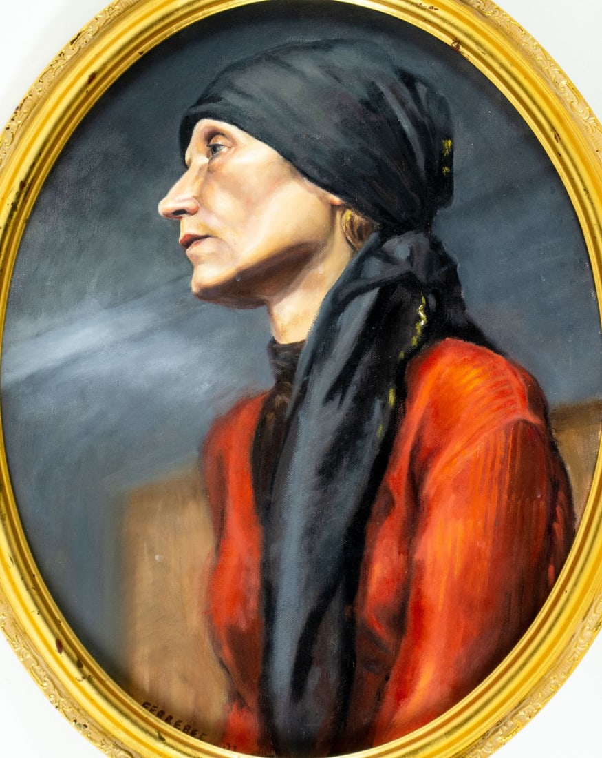 Ferrebee (US,20/21C) oil painting (1 of 12)