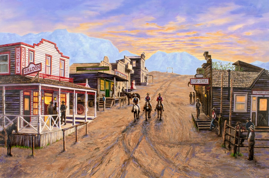 Glen Fortune Banse (NJ,1948-2018) oil painting (1 of 13)