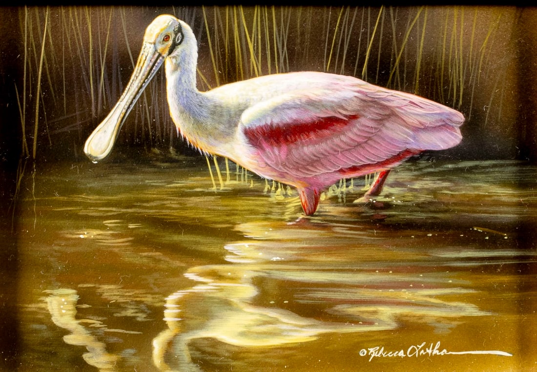 Rebecca Latham (MN,b 1979) watercolor painting (1 of 14)