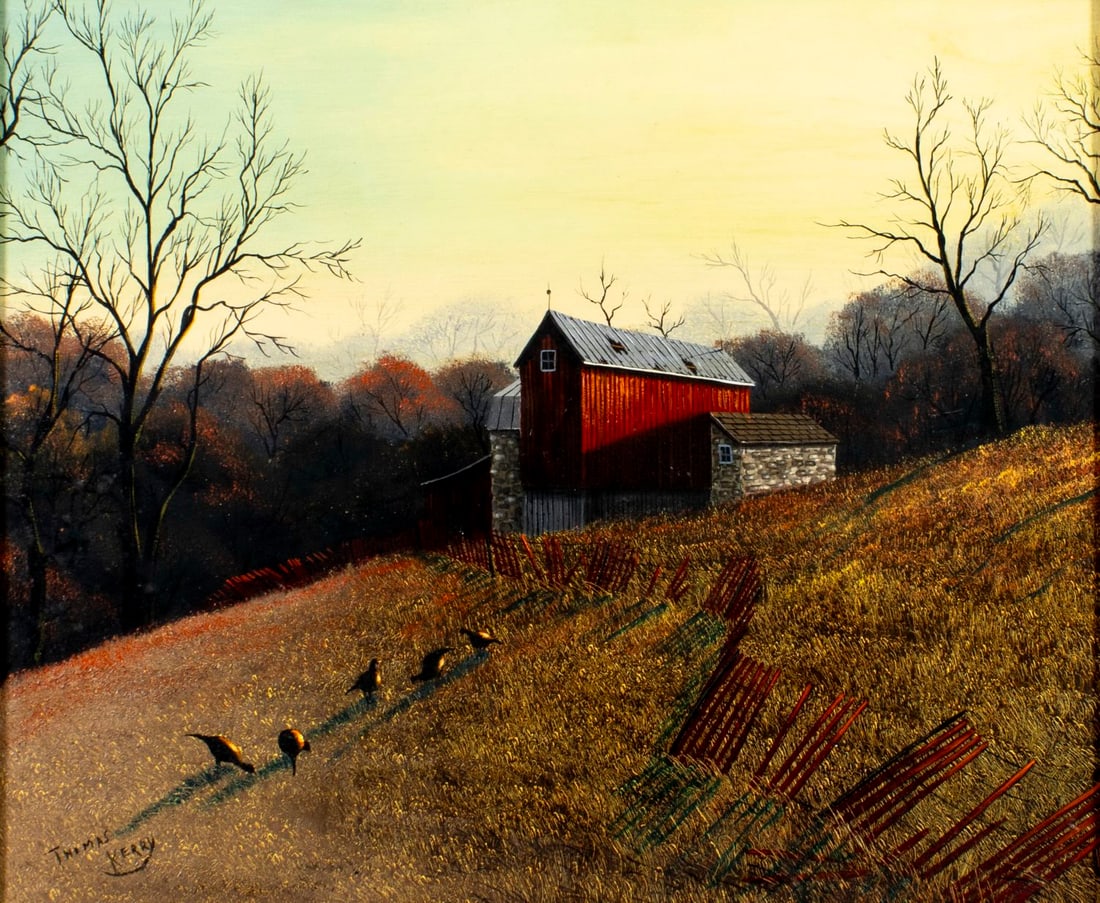 Thomas Kerry (NY,20/21C) oil painting antique (1 of 12)