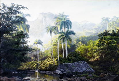 Joel Ferrer (South America,20/21C) oil painting (1 of 12)