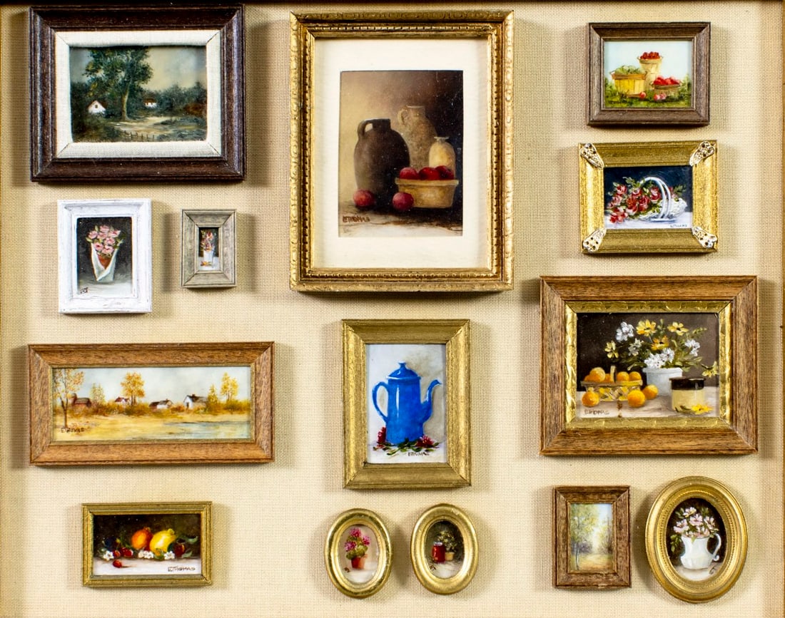 Elaine Thomas (US,20/21C) oil painting (1 of 14)