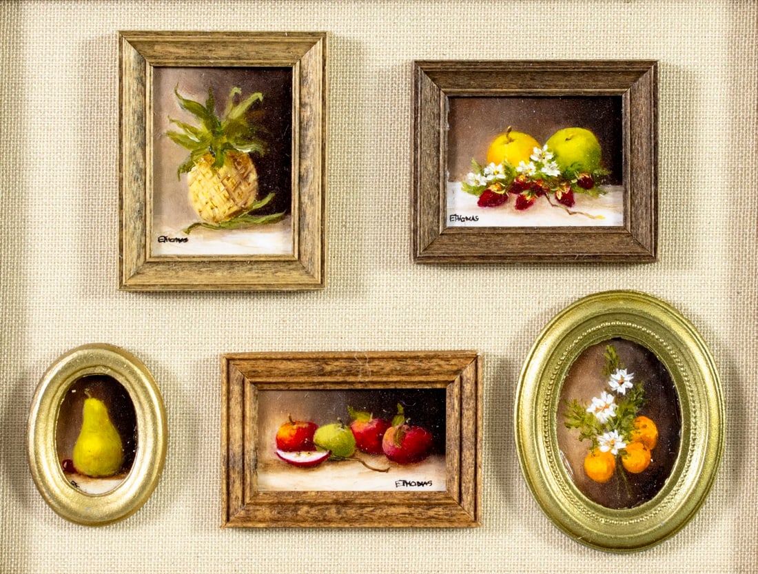 Elaine Thomas (US,20/21C) oil painting (1 of 13)