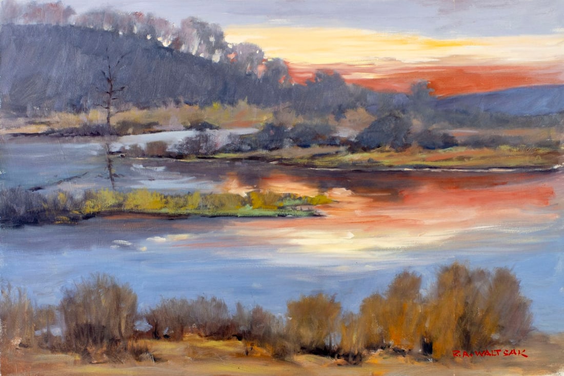 Robert Waltsak (NJ,b 1944) oil painting (1 of 12)