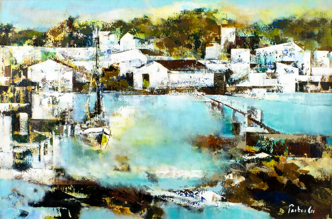 Leonard Leibsohn (CA,LA,Mexico,1924-1995) oil painting (1 of 13)