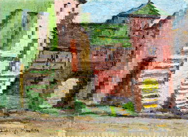 Hildegarde Hamilton (FL,VA,1898-1970) oil painting (1 of 13)
