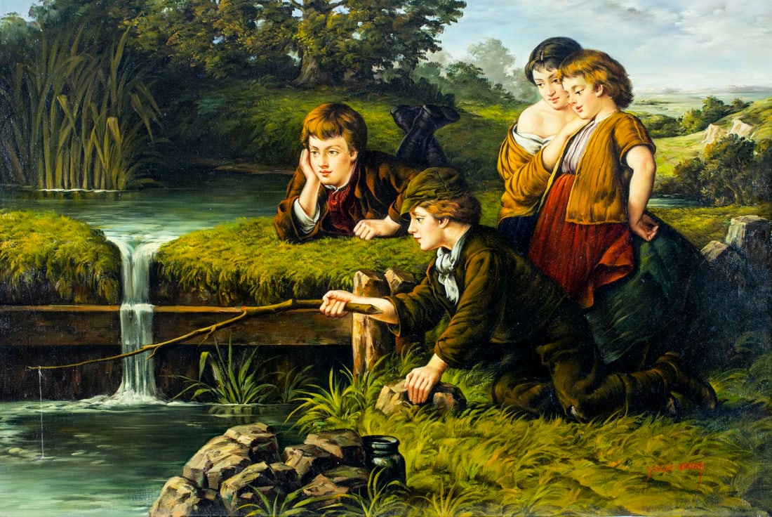 Yullei Gregg (US,20C) oil painting (1 of 13)