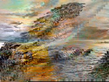 Lambertus de Jong (Dutch,1919-2005) oil painting (1 of 13)
