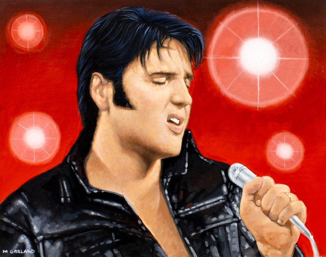 Michael Garland (NY,b 1952) oil painting (1 of 13)