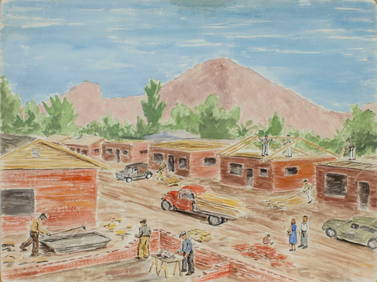 Alfred Lee Rowell (CO,mid 20C) oil painting (1 of 13)