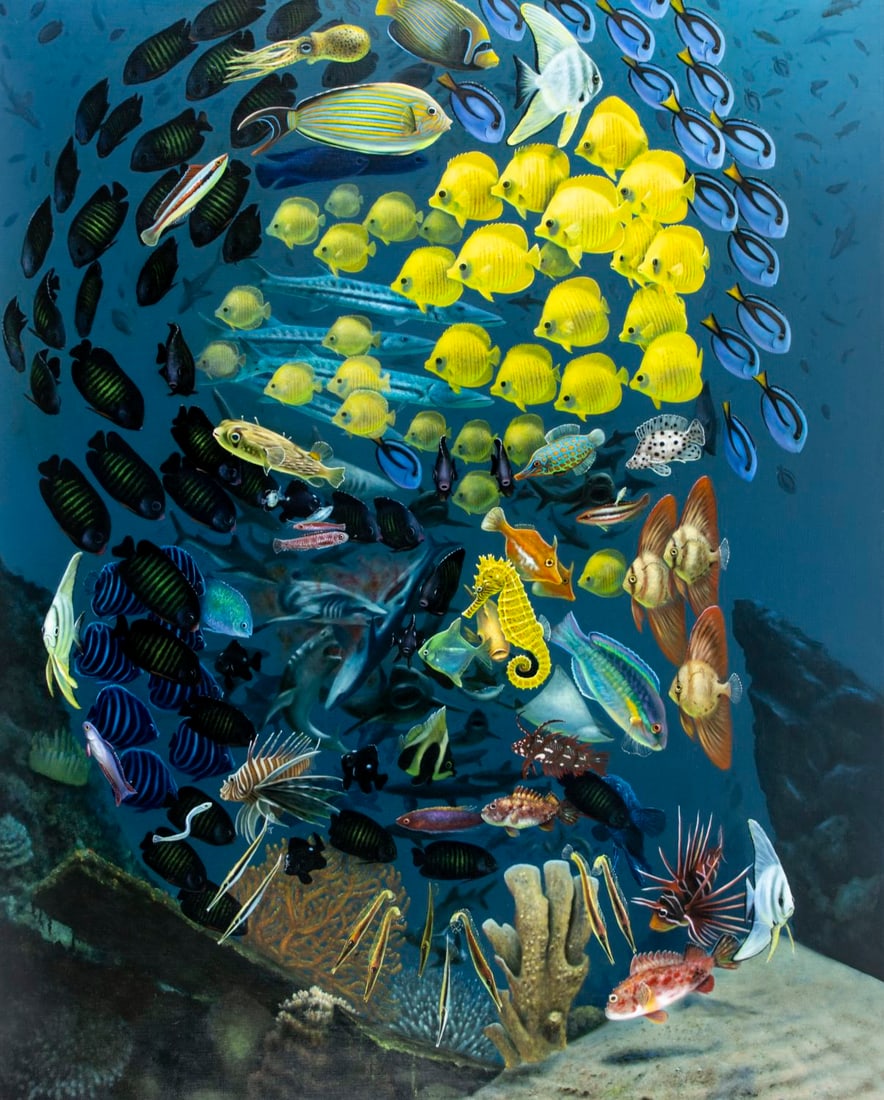 Doug Auld (NJ,20/21C) oil painting (1 of 14)