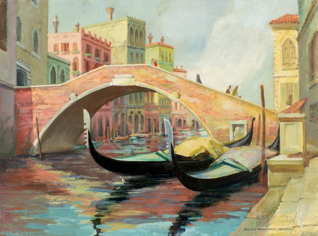 Stanley Albert Spohn (CA,1915-?) oil painting (1 of 15)