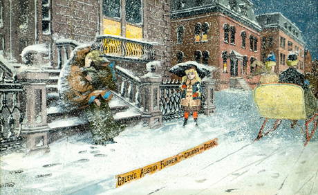 Vintage mid 20C American gouache painting (1 of 11)