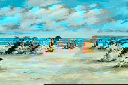 Judd Gallet (US,20C) oil painting (1 of 12)