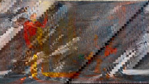 Charles Austin (CA,CO,1883-1948) oil painting antique (1 of 13)
