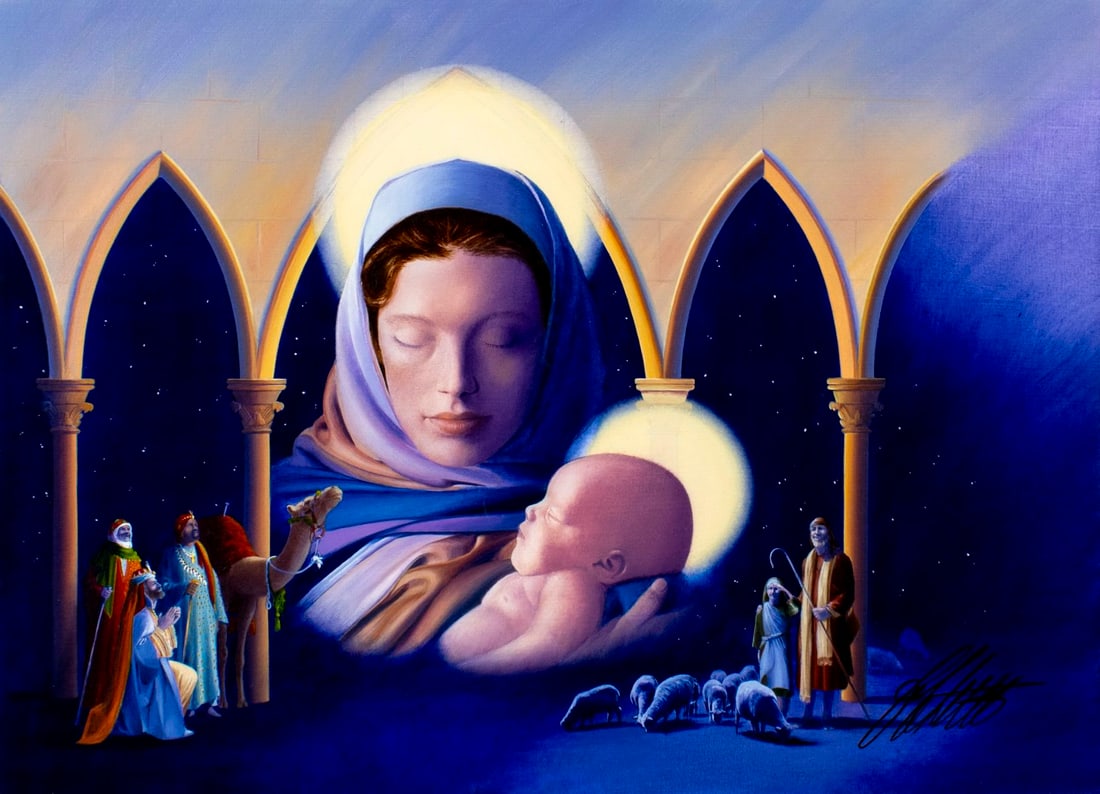 Ed Little (CT,b 1957) oil painting (1 of 13)