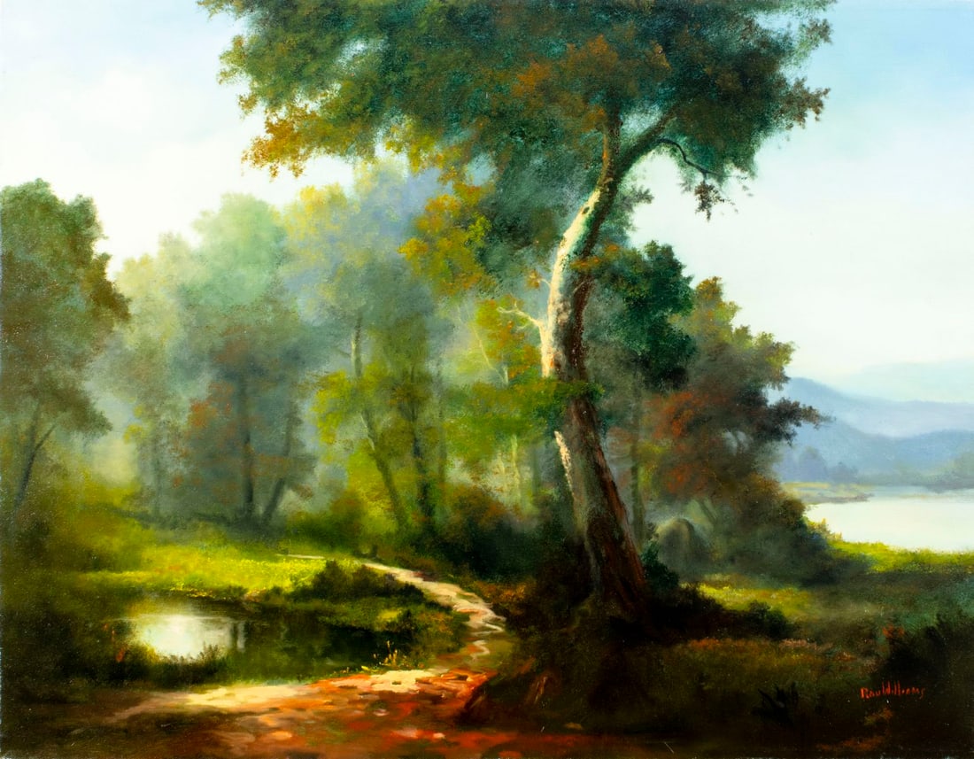 Ron Williams (TN,1947-2016) oil painting (1 of 12)