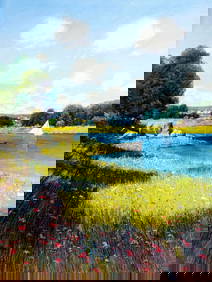 K Lawrence (Europe,20C) oil painting (1 of 13)