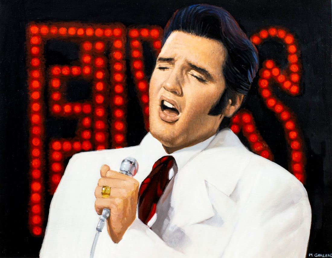 Michael Garland (NY,b 1952) oil painting (1 of 13)