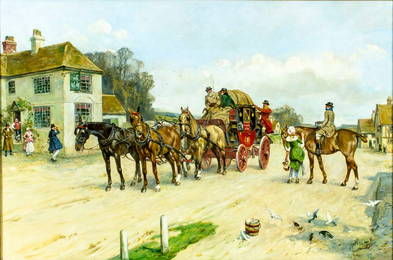 Gilbert Scott Wright (UK,1880-1958) oil painting