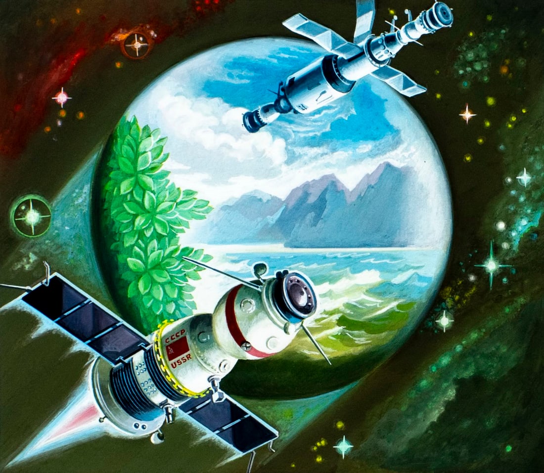 Rim Strelnikov (Russia,1932-2011) gouache painting (1 of 13)