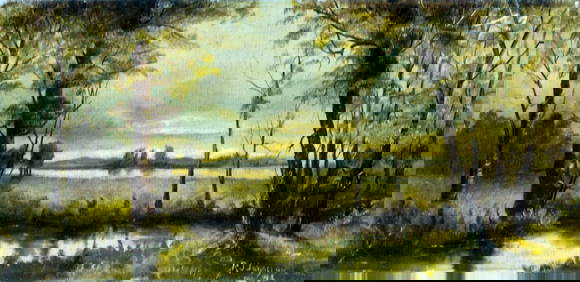 R J Johnston (US,19C) oil painting antique (1 of 13)