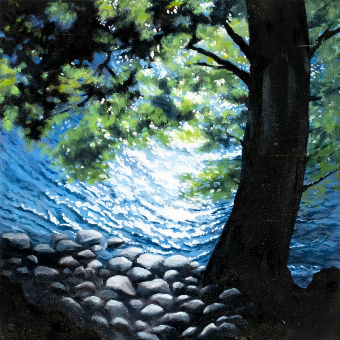 Erica Child Prudhomme (US,20/21C) oil painting (1 of 11)