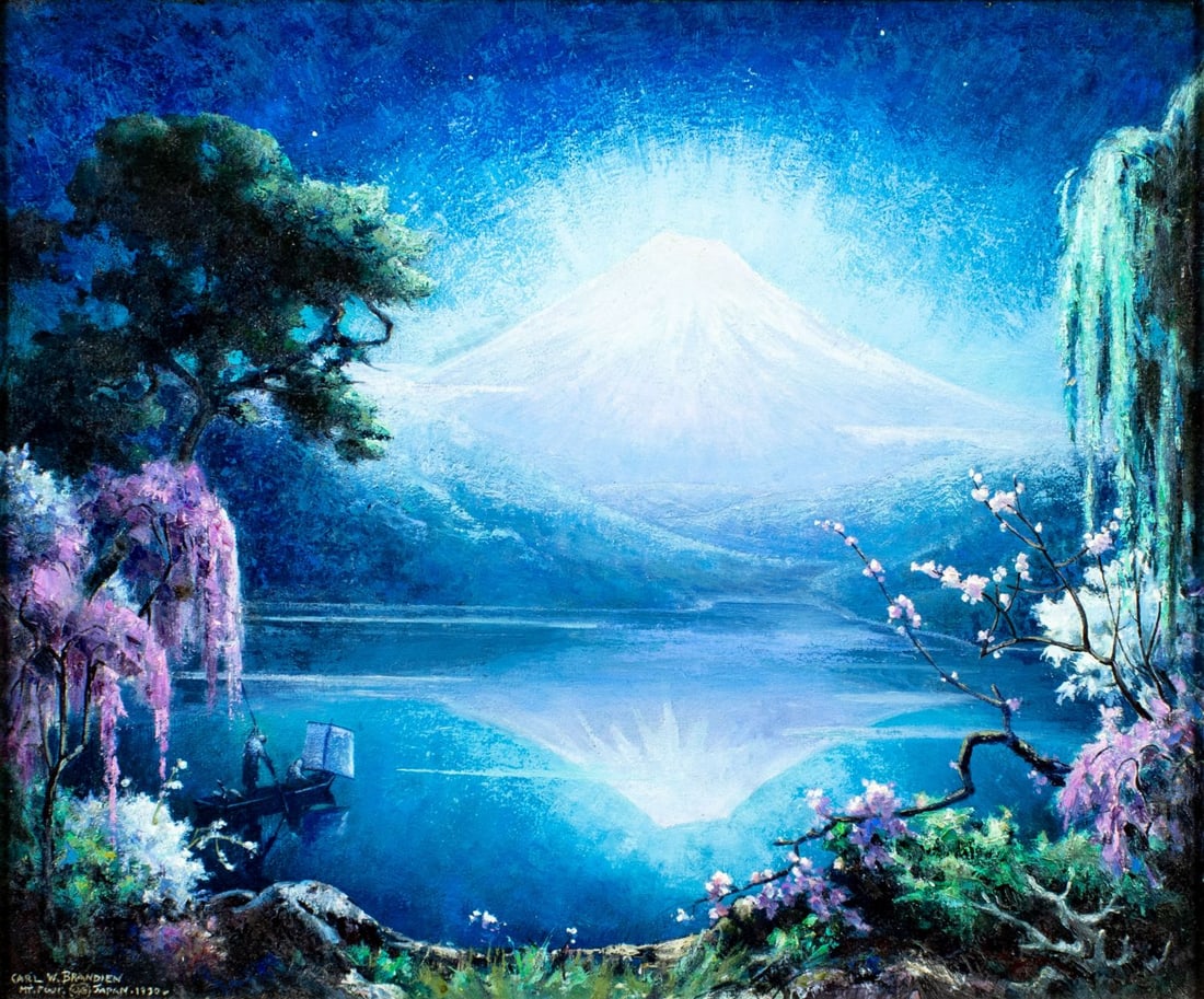 Carl Brandien (NY,1886-1965) oil painting antique (1 of 18)