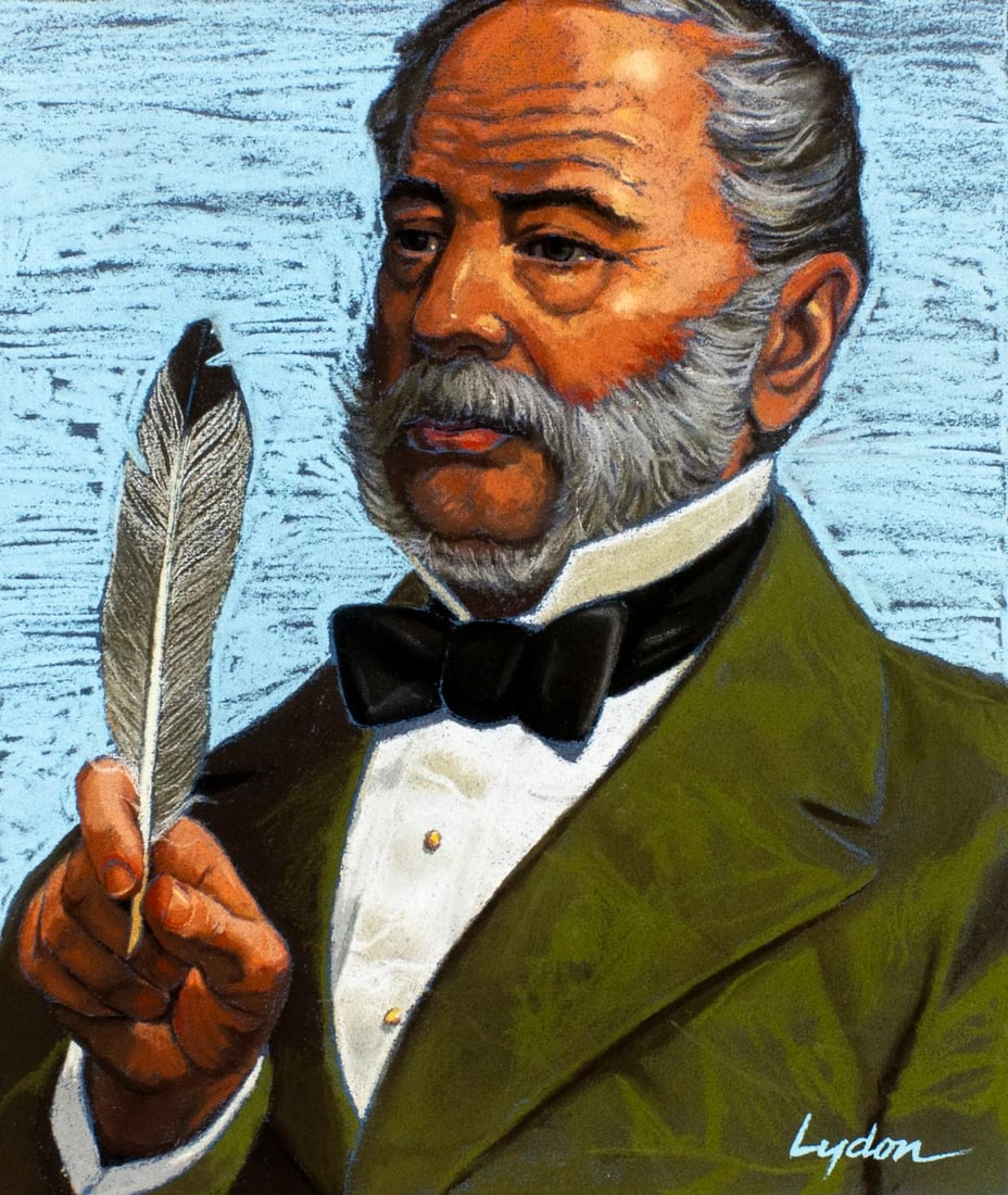 Tom Lydon (US,1944-?) pastel painting (1 of 13)