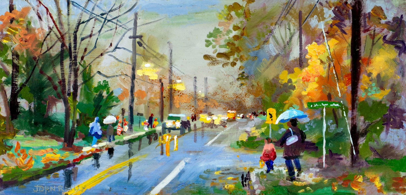 John Reilly (NY,NJ,1942-2021) oil painting (1 of 13)