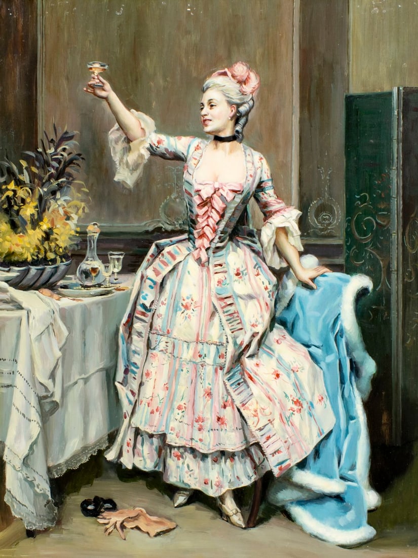 Vintage 20C American oil painting (1 of 11)