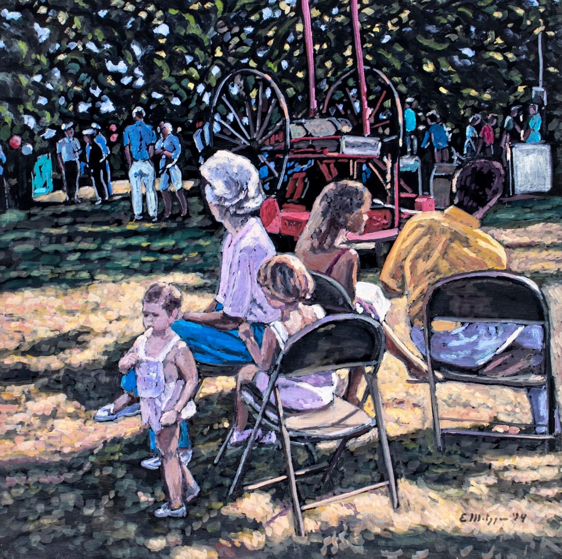 Evelyn Metzger (NY,Brazil,1911-2007) oil painting (1 of 13)